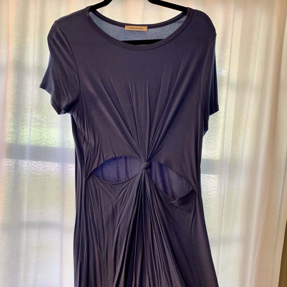 Twelve Months T Shirt Dress w Cutouts SIZE L